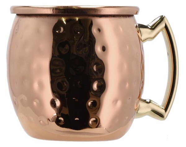 Čelične šalice u setu 4 kom u bakrenoj boji 80 ml Moscow Mule – Lyngby Glas