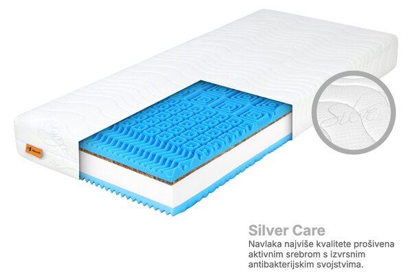 Wilsondo Pjenasti madrac s kokosovim slojem Zenor 80x200x21 - presvlaka Silver