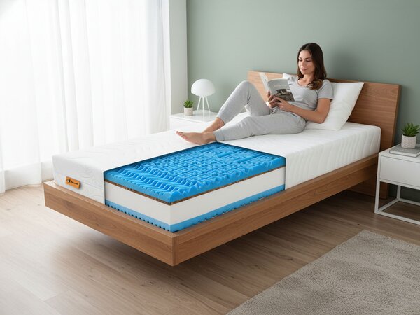 Wilsondo Pjenasti madrac s kokosovim slojem Zenor 80x200x21 - presvlaka Silver