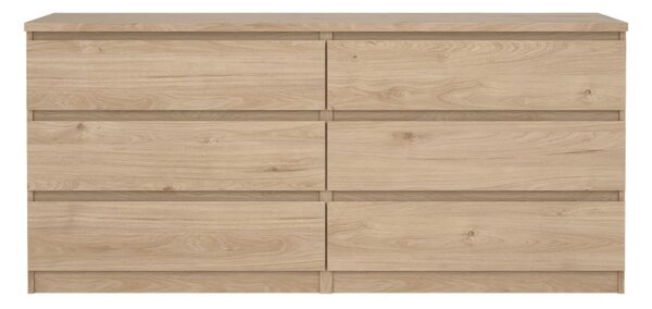 Komoda u dekoru hrasta u prirodnoj boji 154x70x50 cm Naia – Tvilum