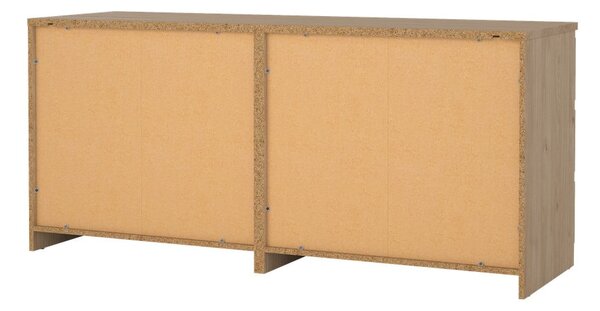 Komoda u dekoru hrasta u prirodnoj boji 154x70x50 cm Naia – Tvilum
