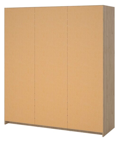 Ormar u dekoru hrasta s kliznim vratima u prirodnoj boji 177x200x60 cm Naia – Tvilum