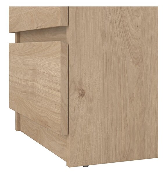 Komoda u dekoru hrasta u prirodnoj boji 40x70x50 cm Naia – Tvilum
