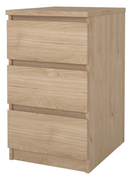 Komoda u dekoru hrasta u prirodnoj boji 40x70x50 cm Naia – Tvilum