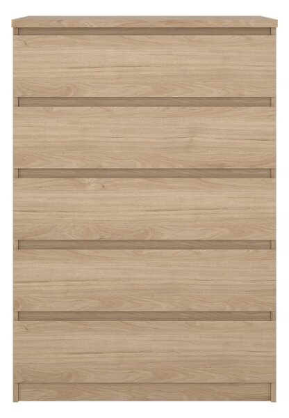 Komoda u dekoru hrasta u prirodnoj boji 77x111x50 cm Naia – Tvilum