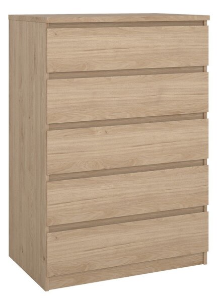 Komoda u dekoru hrasta u prirodnoj boji 77x111x50 cm Naia – Tvilum