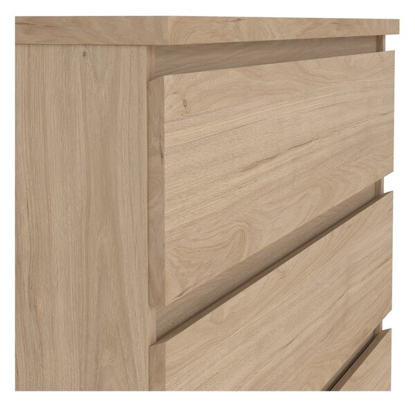 Komoda u dekoru hrasta u prirodnoj boji 77x111x50 cm Naia – Tvilum