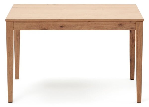 Proširiv blagovaonski stol s dodatnom pločom u dekoru hrasta 80x120 cm Yain – Kave Home