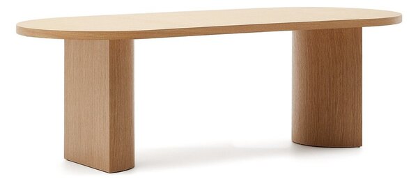 Blagovaonski stol u dekoru hrasta 100x240 cm Nealy – Kave Home
