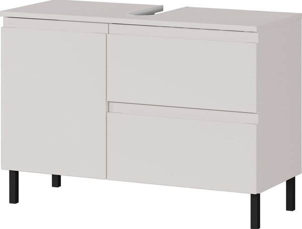 Krem nizak ormarić za ispod umivaonika 80x56 cm Salinas – Germania