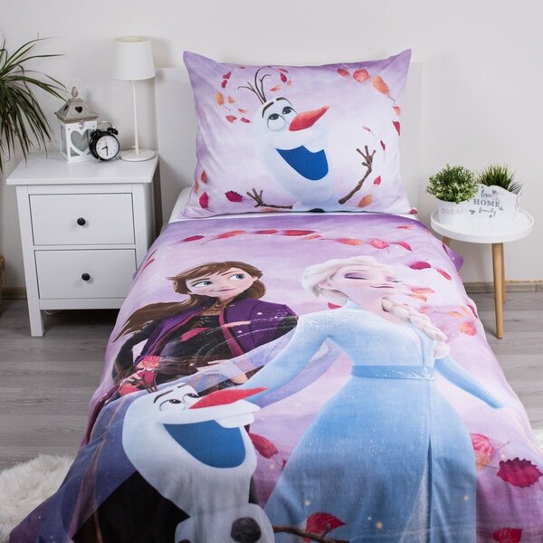 Pamučna dječja posteljina za krevet za jednu osobu 140x200 cm Frozen "Sky" – Jerry Fabrics