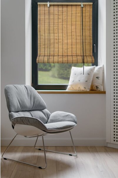 Rolete od bambusa u prirodnoj boji 100x160 cm Zeva – Gardinia