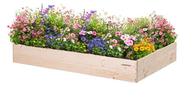 ATMOWOOD Drvena podignuta gredica 140 x 80 x 20 cm