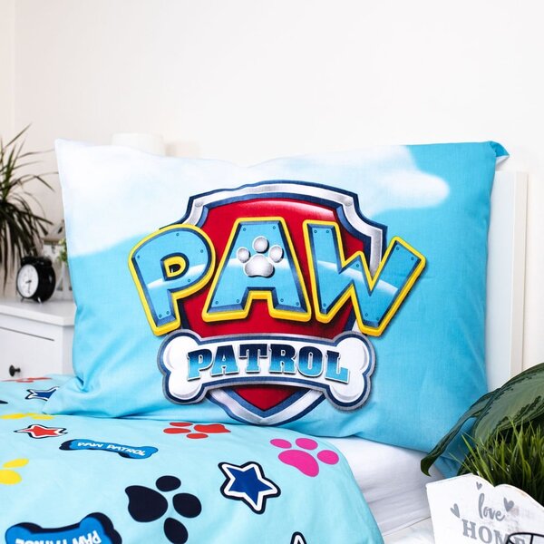 Pamučna dječja posteljina sa svjetlećim efektom za krevet za jednu osobu 140x200 cm Paw Patrol – Jerry Fabrics
