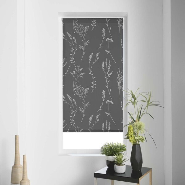 Antracitno sive tekstilne rolete 60x180 cm Forelista – douceur d'intérieur