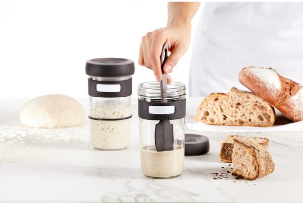Set za pripremu tijesta s kvascem s lopaticom 2 kom 700 ml – Lékué