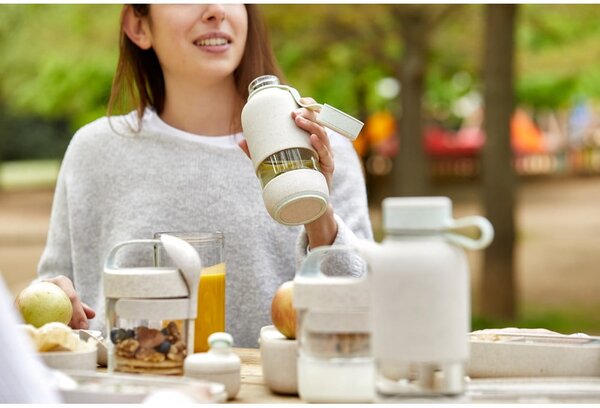 Krem staklena boca za vodu za put 500 ml To Go Organic – Lékué