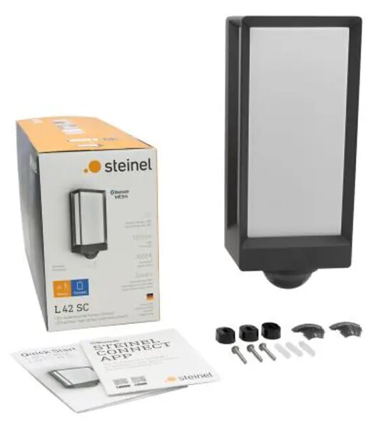 LED VANJSKA ZIDNA SVJETILJKA SENZOR I BLUETOOTH L 42 SC ANTRACIT 13W 3000K 889lm L42 SC ANT