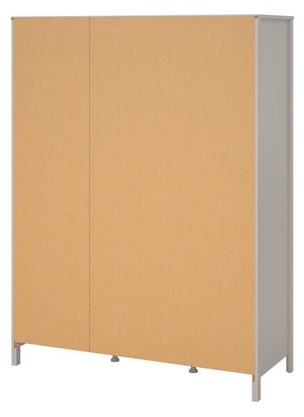 Sivo-bež ormar s ogledalom 150x199x58 cm Madrid – Tvilum