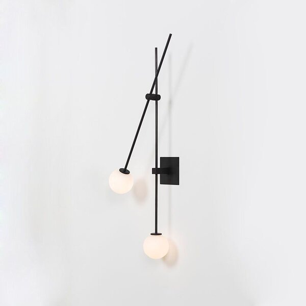 Zidni svijećnjak APP1595-2W black