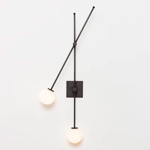 Zidni svijećnjak APP1595-2W black