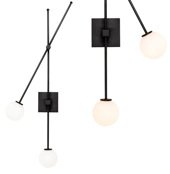 Zidni svijećnjak APP1595-2W black