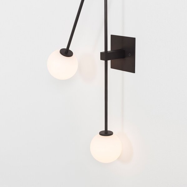 Zidni svijećnjak APP1595-2W black