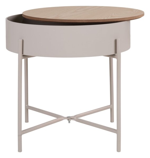 Metalni okrugao pomoćni stol ø 40 cm Sisco – House Nordic
