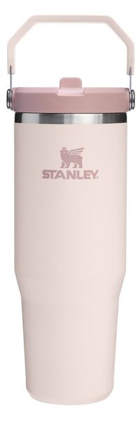 Svijetlo ružičasta termosica od nehrđajućeg čelika 890 ml IceFlow™ Flip Straw 2.0 Tumbler Rose Quartz – Stanley