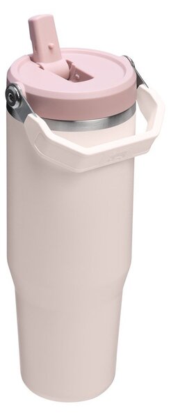 Svijetlo ružičasta termosica od nehrđajućeg čelika 890 ml IceFlow™ Flip Straw 2.0 Tumbler Rose Quartz – Stanley