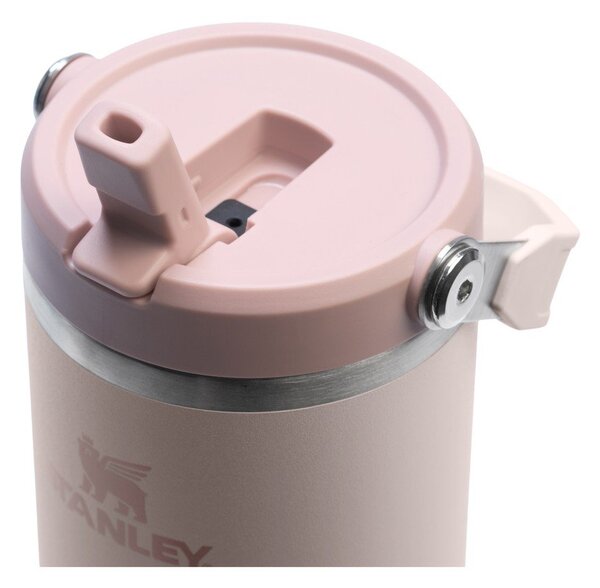 Svijetlo ružičasta termosica od nehrđajućeg čelika 890 ml IceFlow™ Flip Straw 2.0 Tumbler Rose Quartz – Stanley
