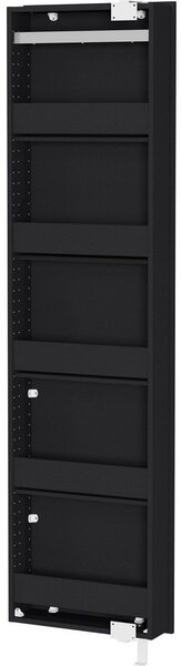 Antracitno sivi ormarić za hodniku 50x195x18 cm Rotary – Germania