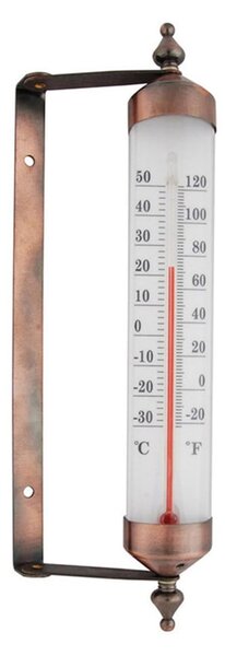 Termometar za prozor u brončanoj boji Esschert Design, visina 25 cm