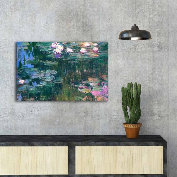 Zidna reprodukcija na platnu Claude Monet, 45 x 70 cm