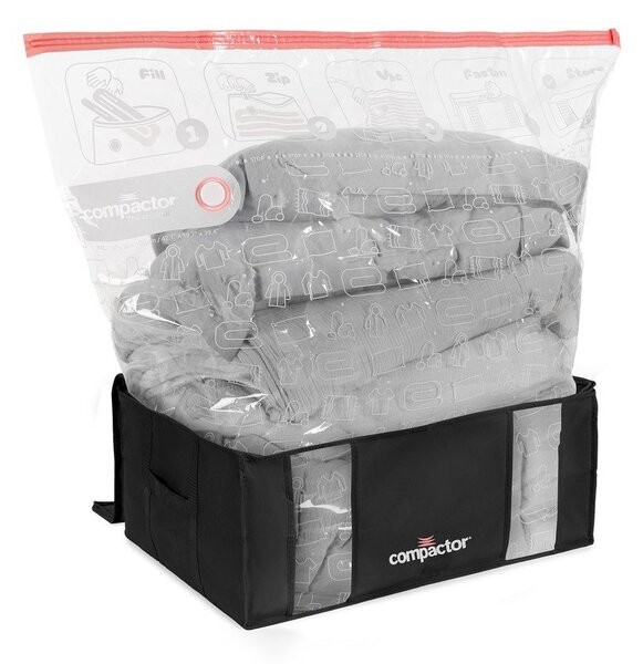 Crna vakuumska kutija za pohranu Compactor Black Edition, volumena 210 l