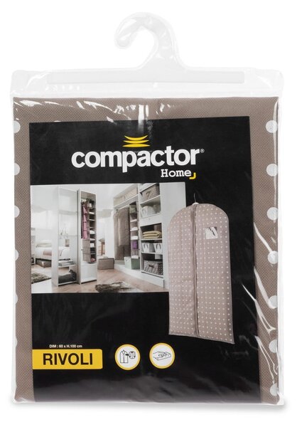 Bež navlaka za haljinu Compactor Dots 100cm
