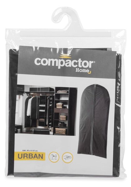 Crna zaštitna viseća navlaka za haljinu Compactor Dress Bag