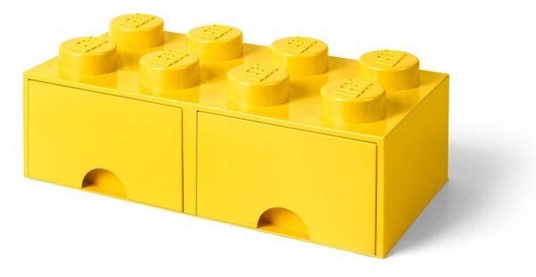 Žuta kutija za pohranu s dvije ladice LEGO®
