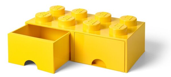 Žuta kutija za pohranu s dvije ladice LEGO®