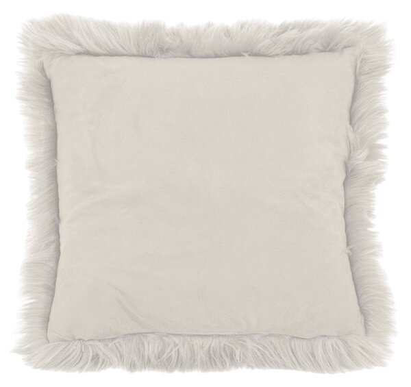 Bijeli jastuk Tiseco Home Studio Sheepskin, 45 x 45 cm