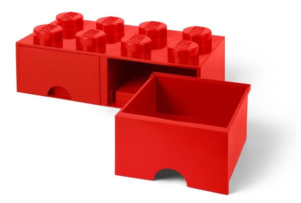 Crvena kutija za pohranu s dvije ladice LEGO®