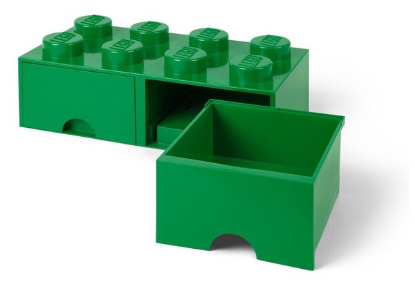 Zelena kutija za pohranu s dvije ladice LEGO®