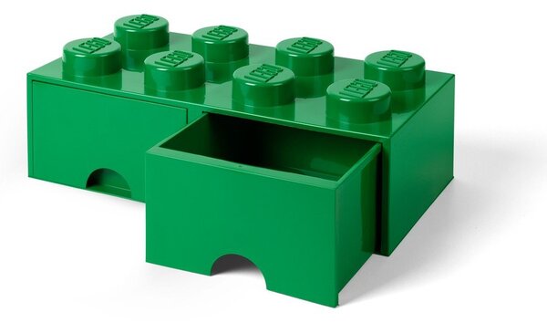 Zelena kutija za pohranu s dvije ladice LEGO®