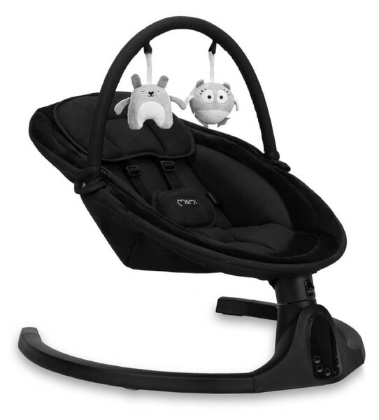 MoMi Električna ljuljačka KENANI ONYX crna