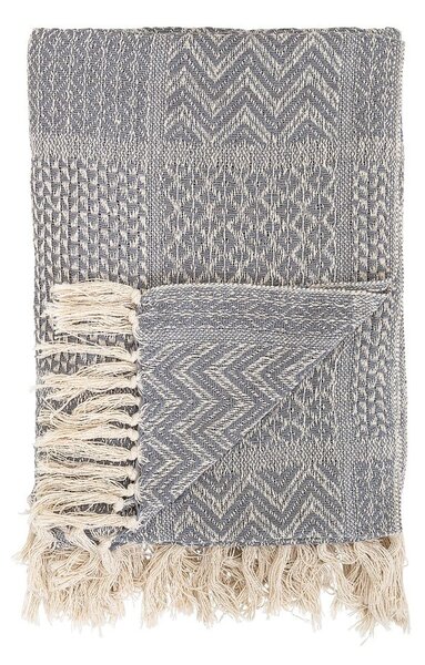 Siva deka Bloomingville Throw, 130 x 160 cm
