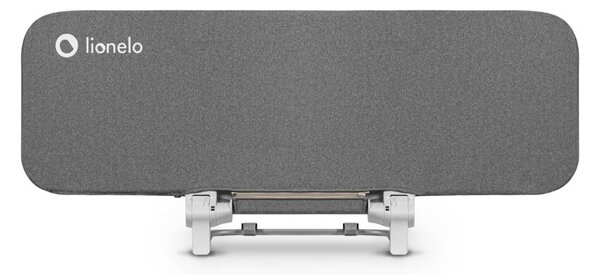 Lionelo zaštitna ograda za krevet Lora 105x45 cm, Grey Stone