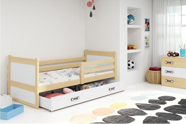 Krevet BMS Rico + ladica 200x90 cm, PINE