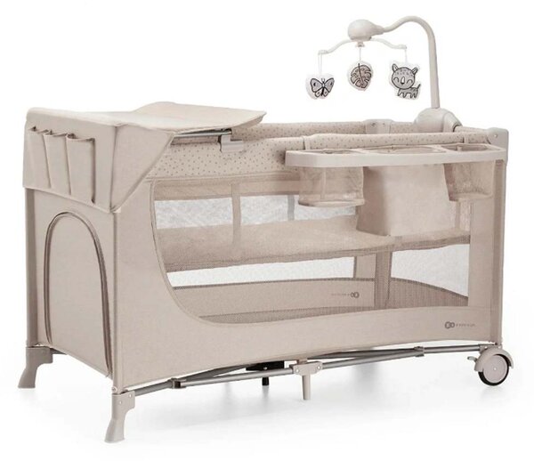 Kinderkraft Putni krevetić s dodacima 3u1 Joy 2, Beige