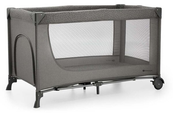 Kinderkraft Putni krevetić 2u1 Joy 2, Dark Grey