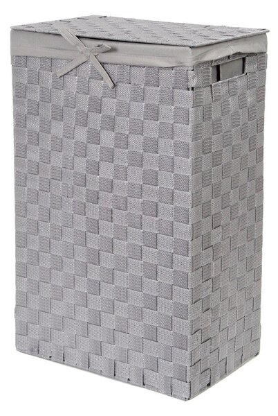 Siva košara za rublje Compactor Laundry Basket Linen, visina 60 cm